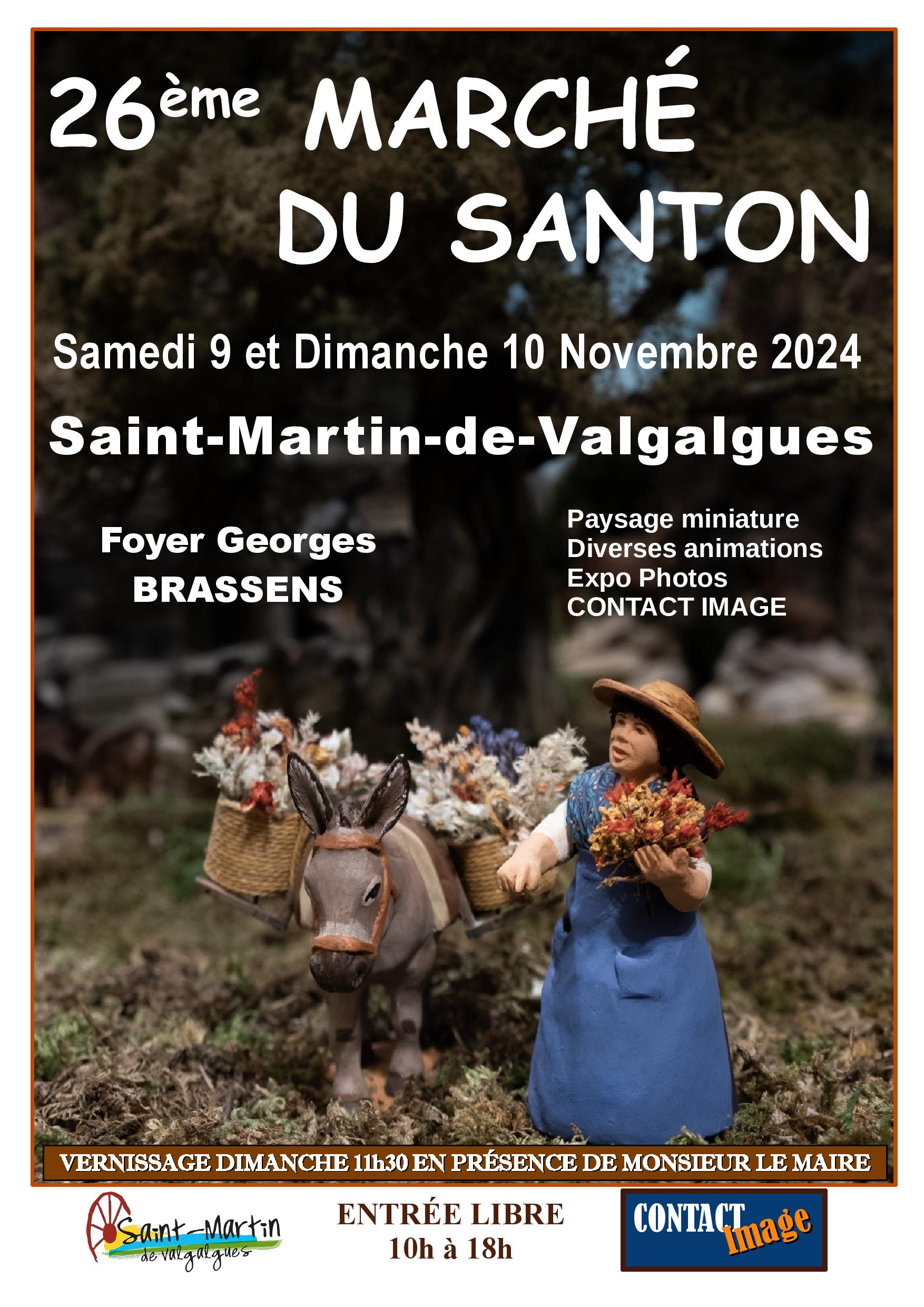 26ème Marché du Santon – 9 et 10 Novembre 2024