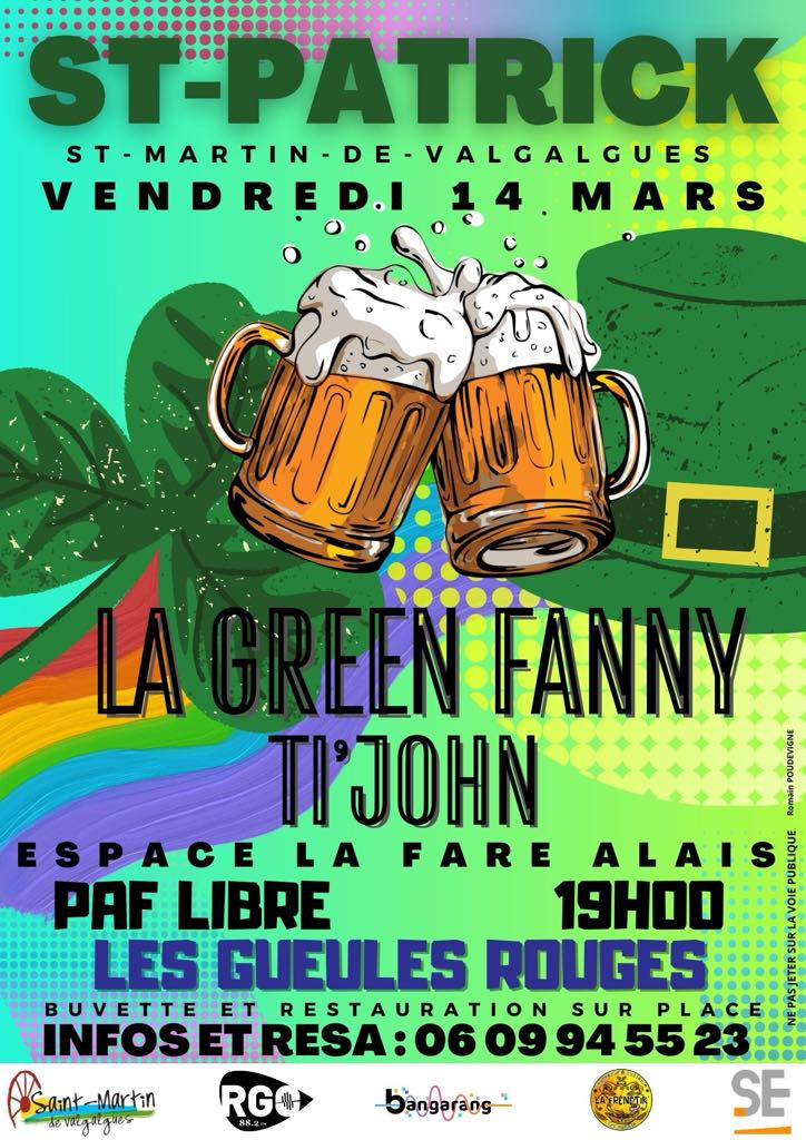 La Saint Patrick – 14 mars 2025