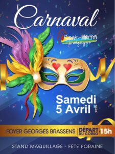 Lire la suite à propos de l’article Carnaval Reporté au Samedi 5 avril 2025