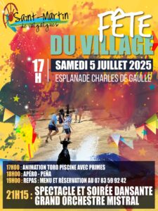 Lire la suite à propos de l’article Fête du Village – 5 juillet 2025