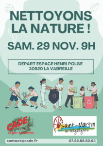 Lire la suite à propos de l’article Nettoyons la Nature- 29 Novembre 2025