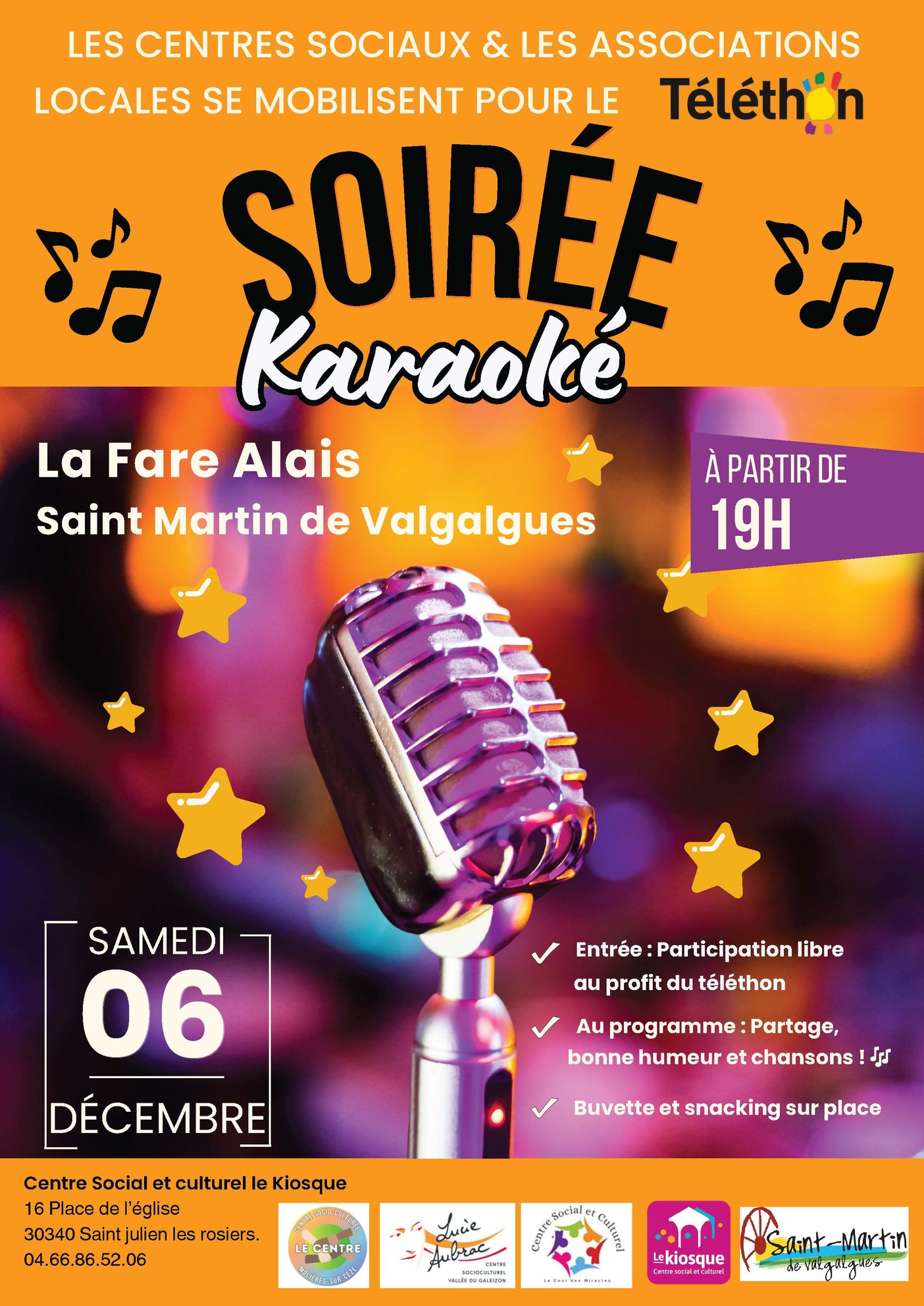 Soirée Karaoké – 6 décembre 2025