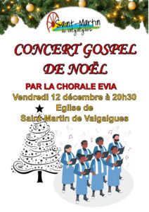Lire la suite à propos de l’article Concert de Gospel de Noël 2025 – 12 décembre 2025