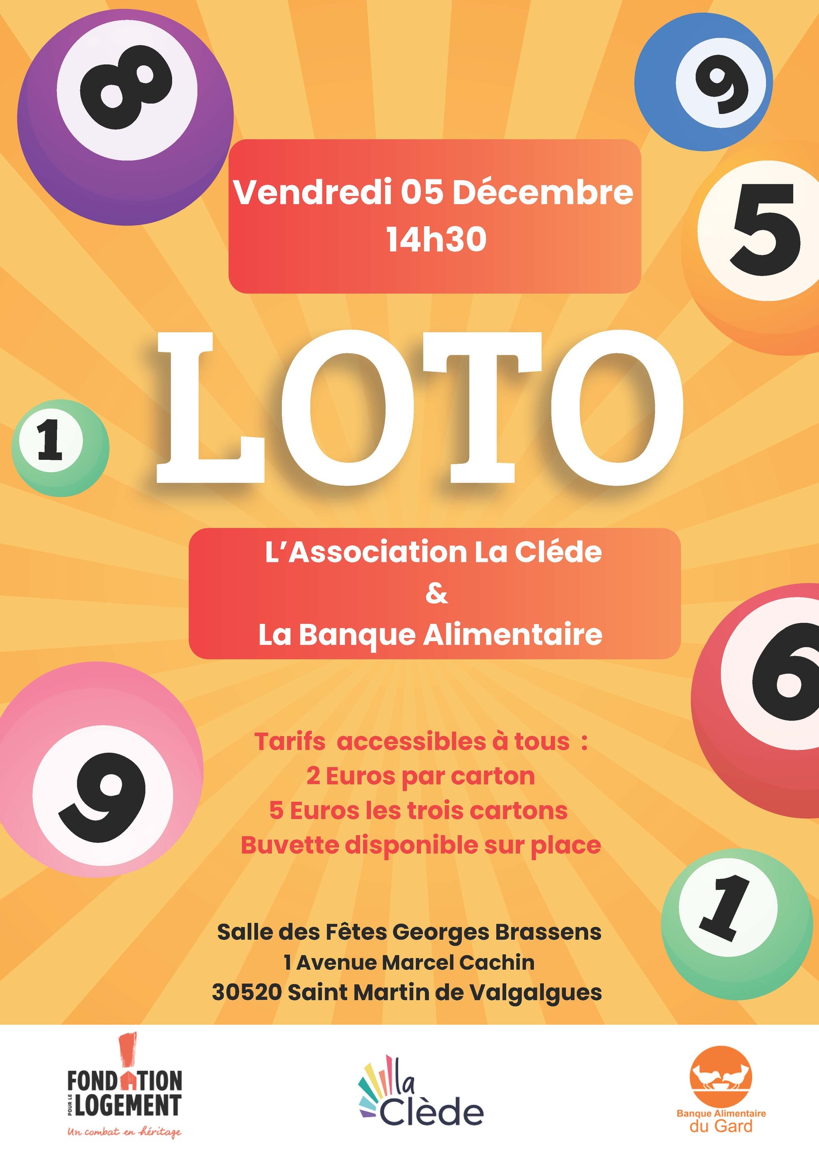 Loto de la CLEDE – 5 décembre 2025