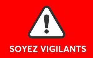 Lire la suite à propos de l’article Appel à la vigilance !