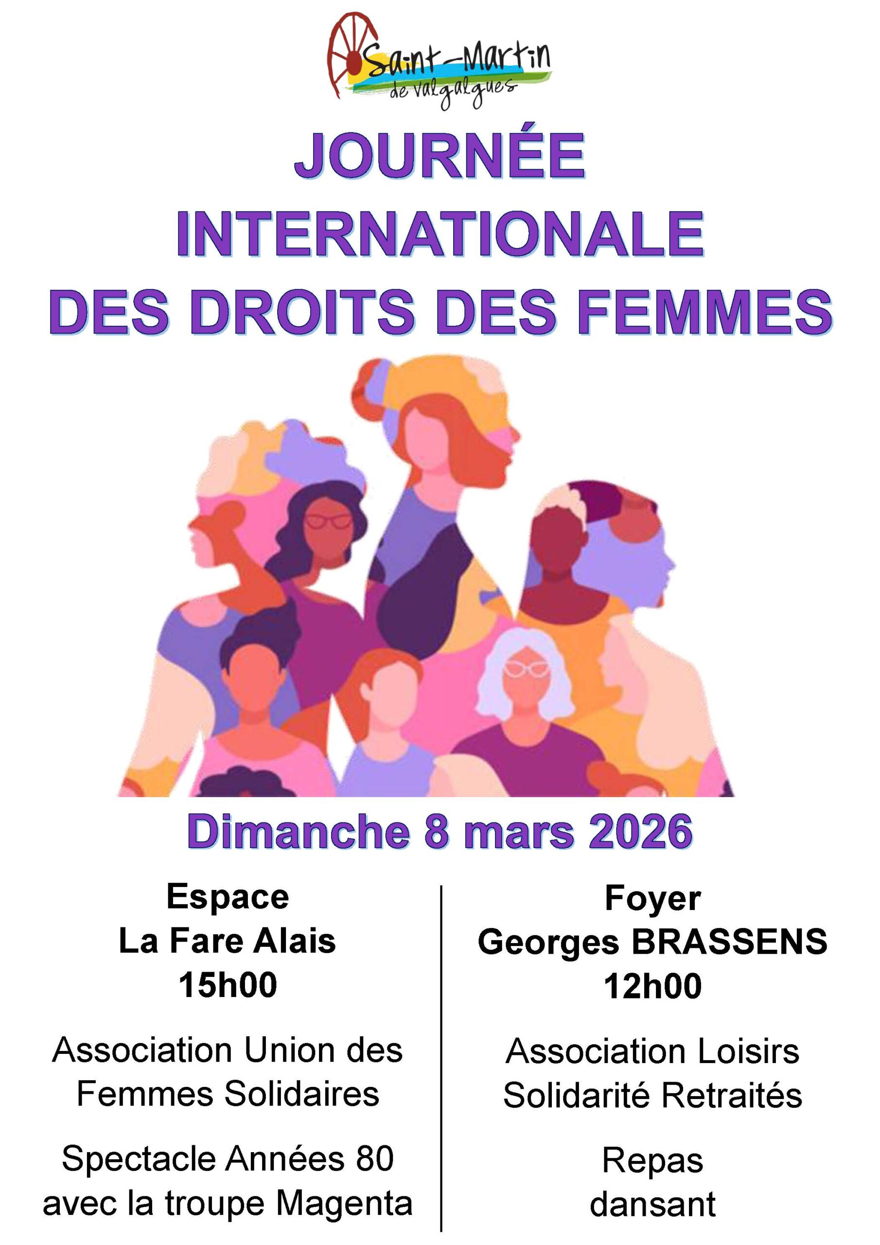 Journée Internationale des Droits des Femmes – 8 mars 2026