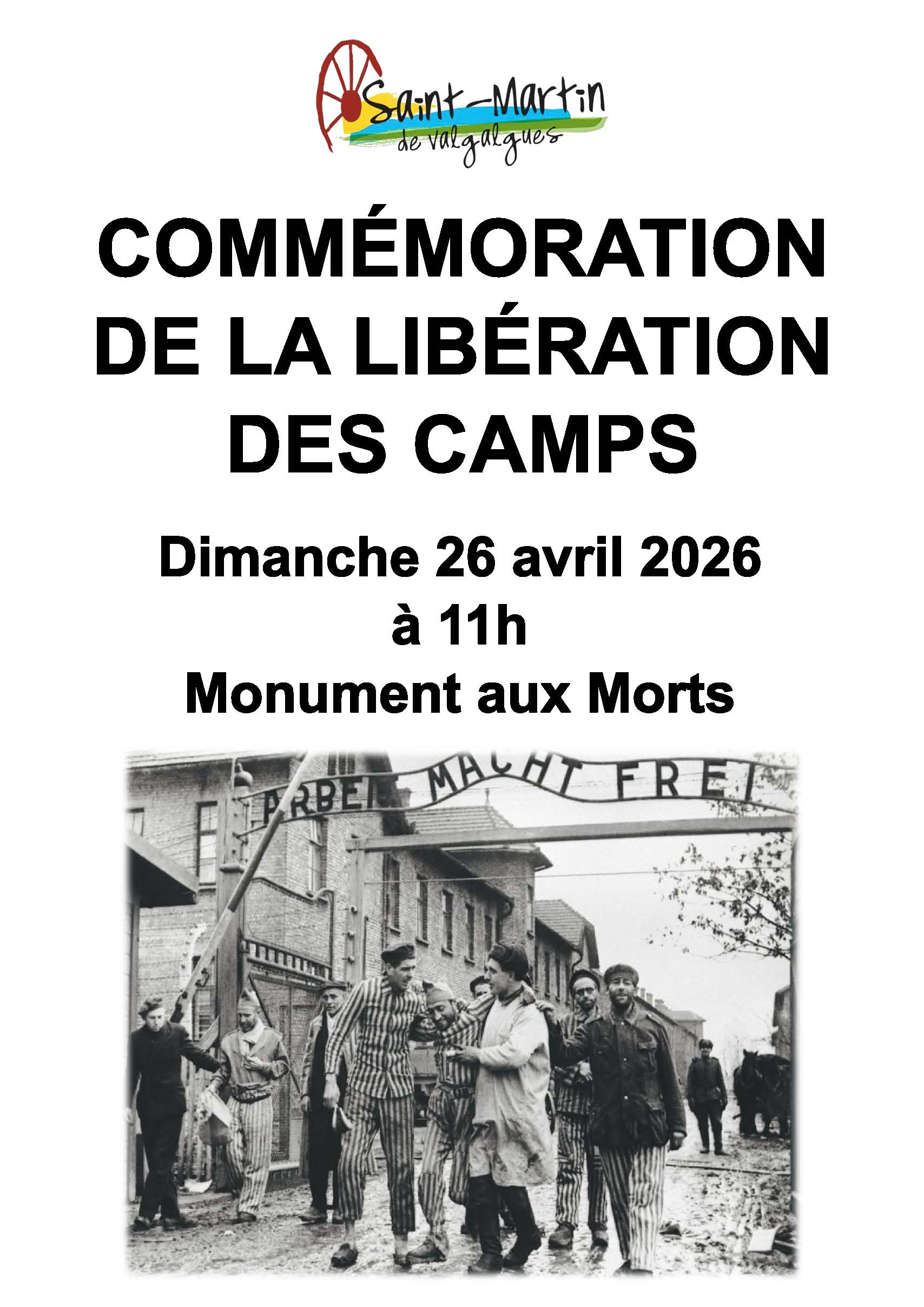 Commémoration de la Libération des Camps – 26 avril 2026