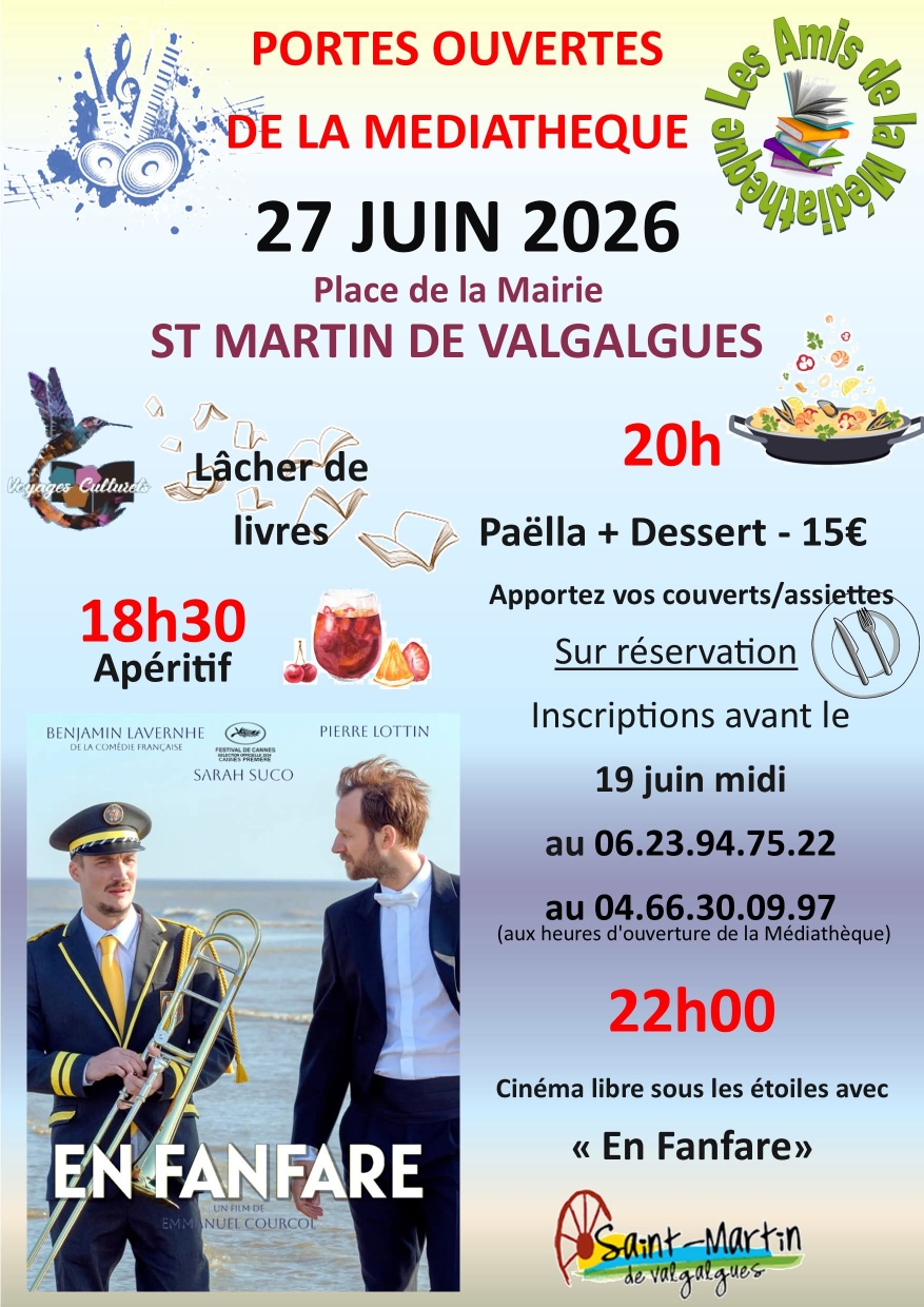 Portes Ouvertes de la Médiathèque – 27 juin 2026